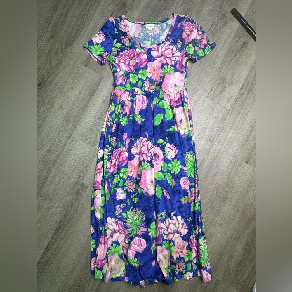 LuLaRoe Riley Dress MIDI Length Dress with empire waist Size Small